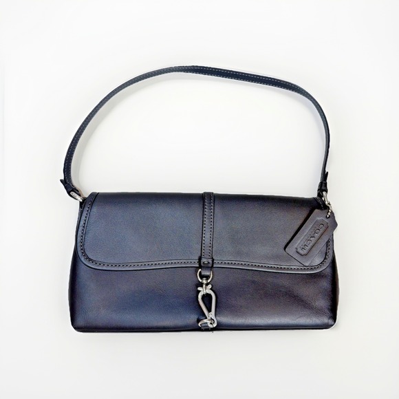 Coach Archive Design Y2K Glovetaned Leather Flap Front...